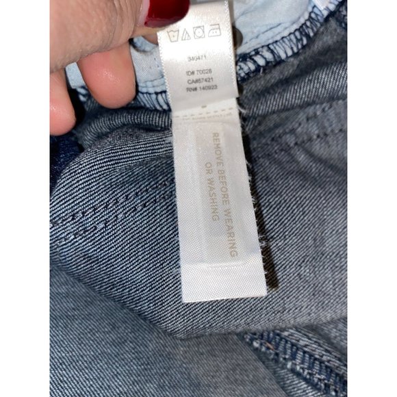 Women's Ann Taylor Loft Modern Skinny Zipper Ankle Jeans Size 28/6 - Picture 15 of 15